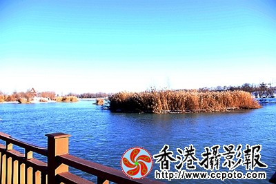 雪染宾河更娇美